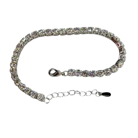 Moissanite Diamond Bracelet 11ct on White Gold